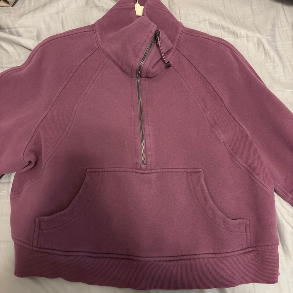 Lululemon Athletica Plum Half-Zip Pullover